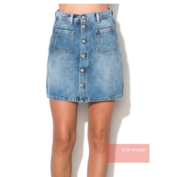Pepe Jeans Dresses & Skirts - NWOT PEPE JEANS -TATE K60 DENIM SKIRT Pl900573k60